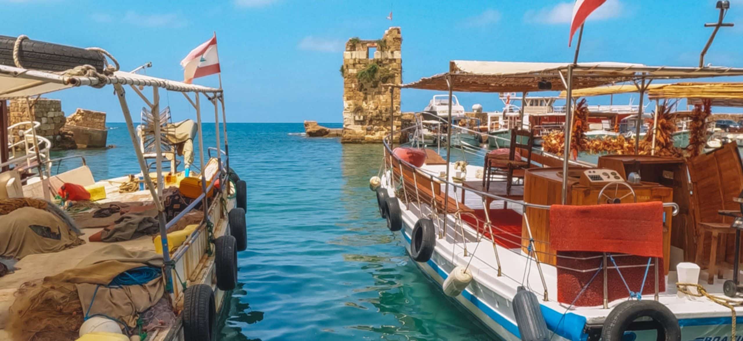 boats in sea - things to do in lebanon